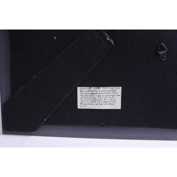 Salt Lake City, Utah, Vintage, Hand Drawn, Pencil, Skyline From Capitol Hill - Picture 3 of 5